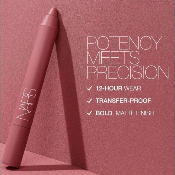 NARS - NIB Powermatte High Intensity Lip Pencil in #182, Maple Red. Full Size - Picture 13 of 16